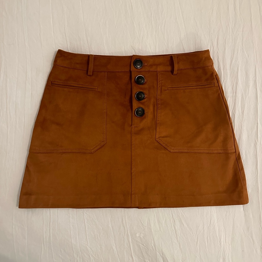 Zara Suede Skirt. Size medium